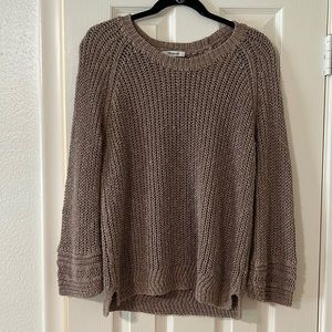 Madewell medium sweater with bell sleeves